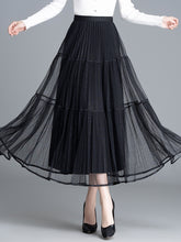 Fusta midi dama D2302